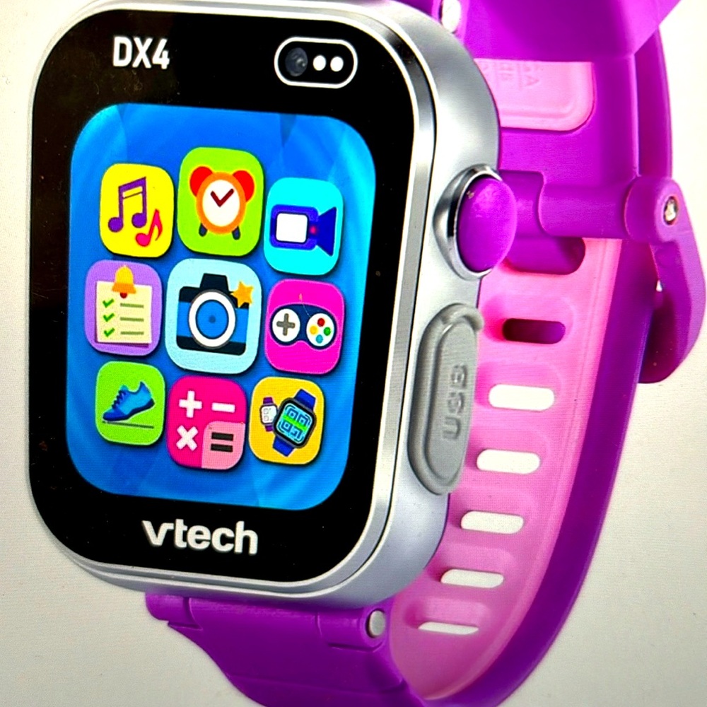 VTech KidiZoom Smartwatch DX2 Purple Kids Watch + Charger